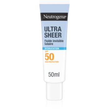 Neutrogena Ultra Sheer Hydratation fluid cu o consistenta usoara SPF 50